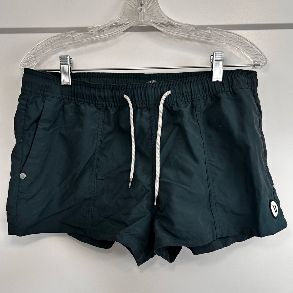 Vuori Women's Athletic Shorts - Dark Green